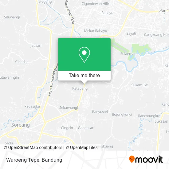 Waroeng Tepe map