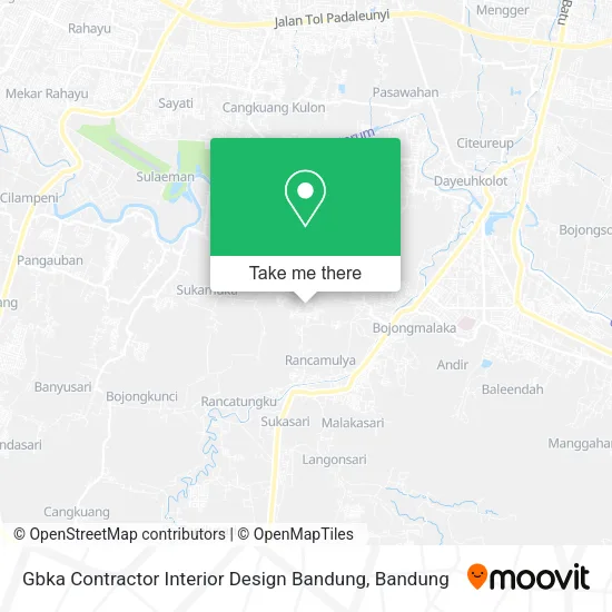 Gbka Contractor Interior Design Bandung map