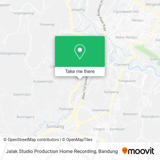 Jalak Studio Production Home Recording map