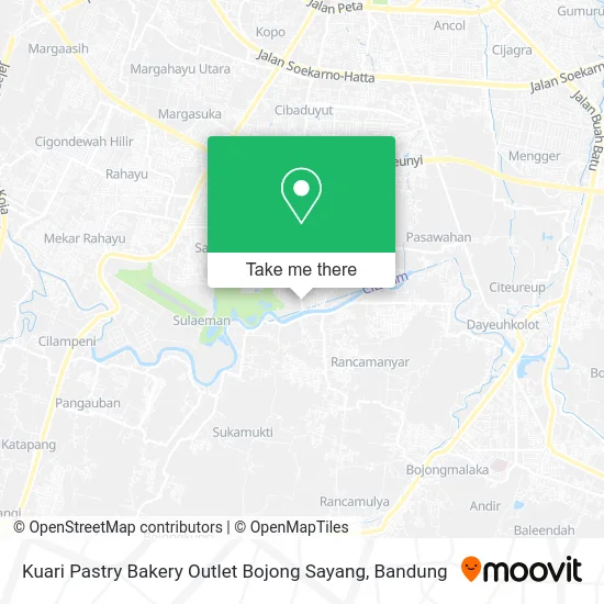 Kuari Pastry Bakery Outlet Bojong Sayang map