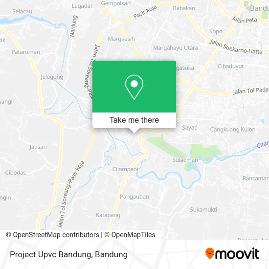 Project Upvc Bandung map