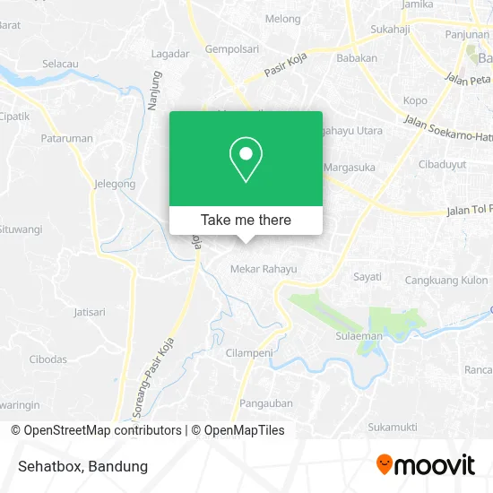Sehatbox map