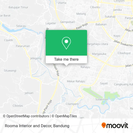 Rooma Interior and Decor map