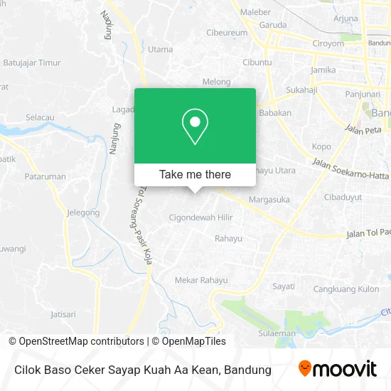 Cilok Baso Ceker Sayap Kuah Aa Kean map