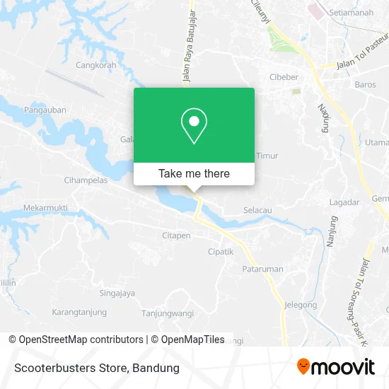 Scooterbusters Store map