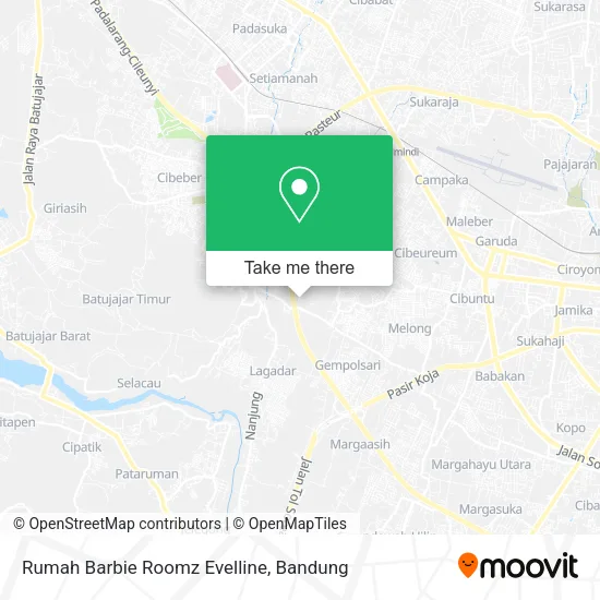 Rumah Barbie Roomz Evelline map