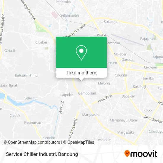 Service Chiller Industri map
