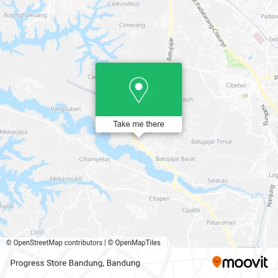 Progress Store Bandung map