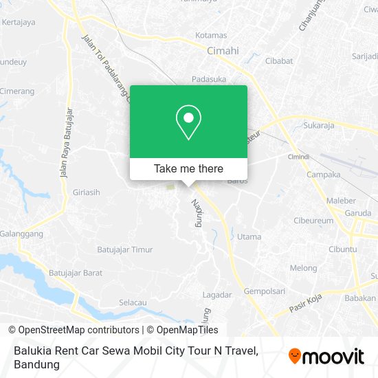 Balukia Rent Car Sewa Mobil City Tour N Travel map