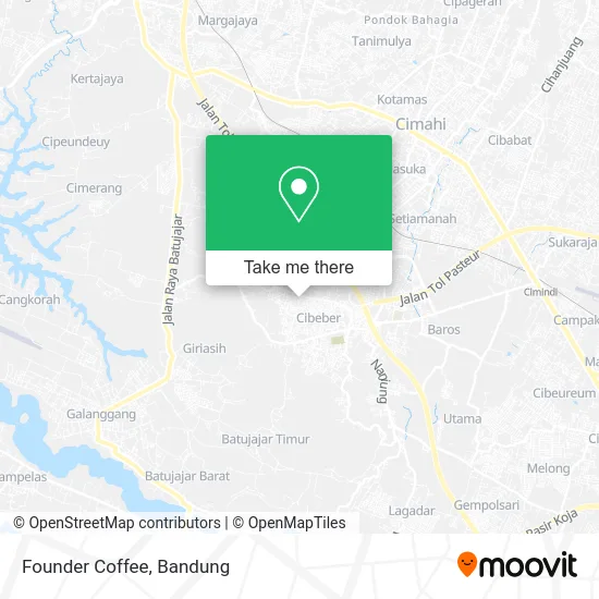 Founder Coffee map