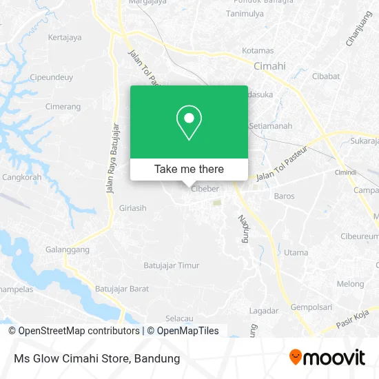 Ms Glow Cimahi Store map