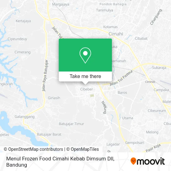 Menul Frozen Food Cimahi Kebab Dimsum Dll map