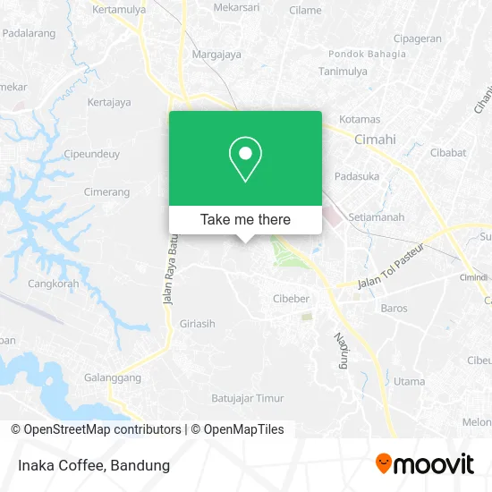 Inaka Coffee map