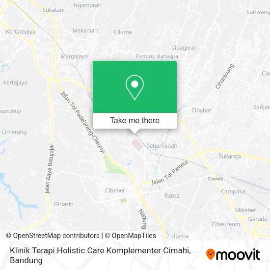 Klinik Terapi Holistic Care Komplementer Cimahi map