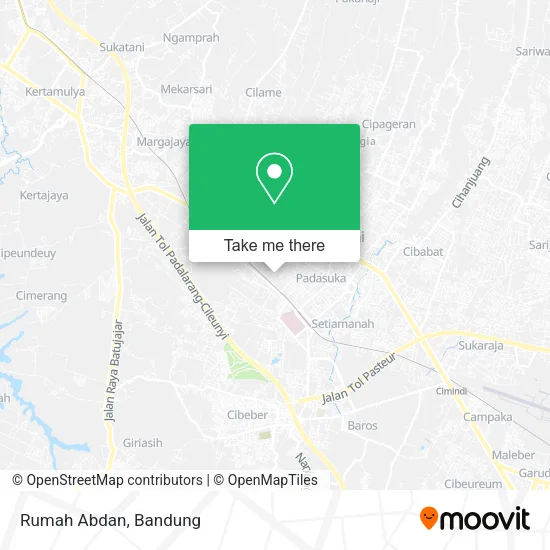Rumah Abdan map