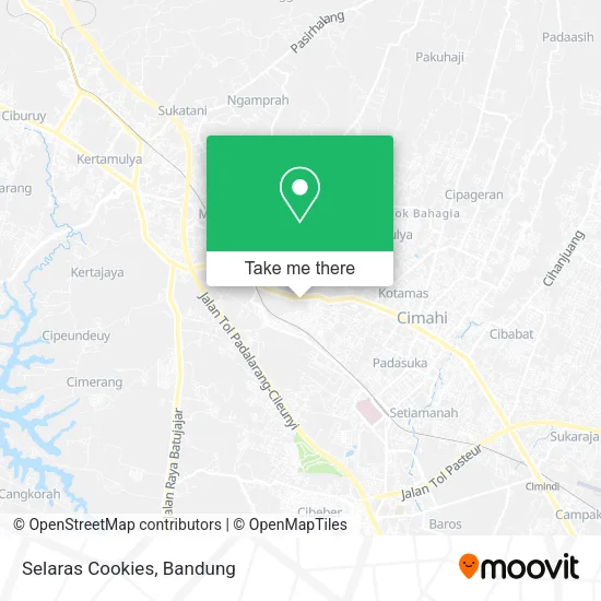 Selaras Cookies map