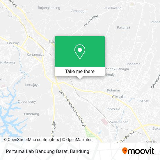 Pertama Lab Bandung Barat map