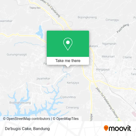 De'bugis Cake map