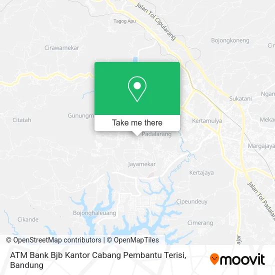 ATM Bank Bjb Kantor Cabang Pembantu Terisi map