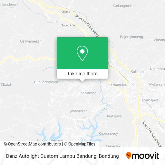 Denz Autolight Custom Lampu Bandung map