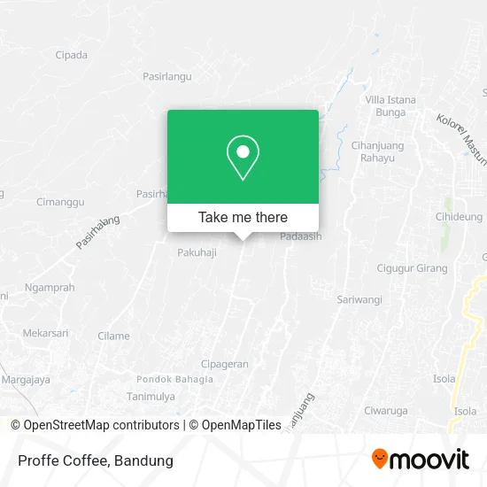 Proffe Coffee map
