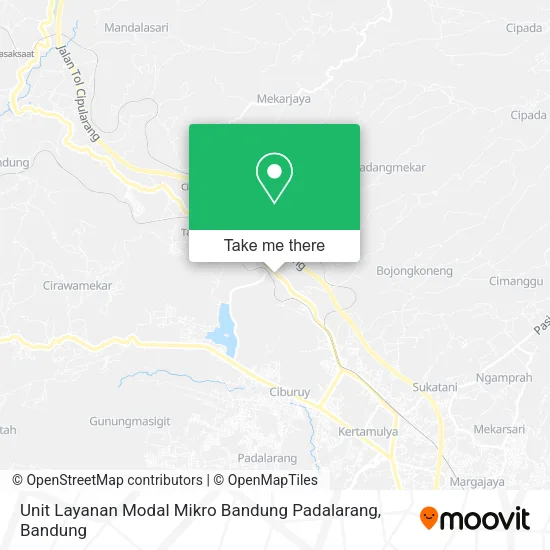 Unit Layanan Modal Mikro Bandung Padalarang map