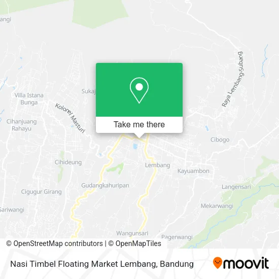 Nasi Timbel Floating Market Lembang map