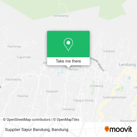 Supplier Sayur Bandung map