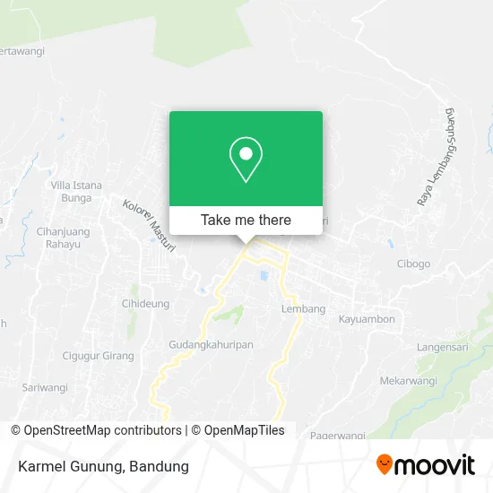 Karmel Gunung map