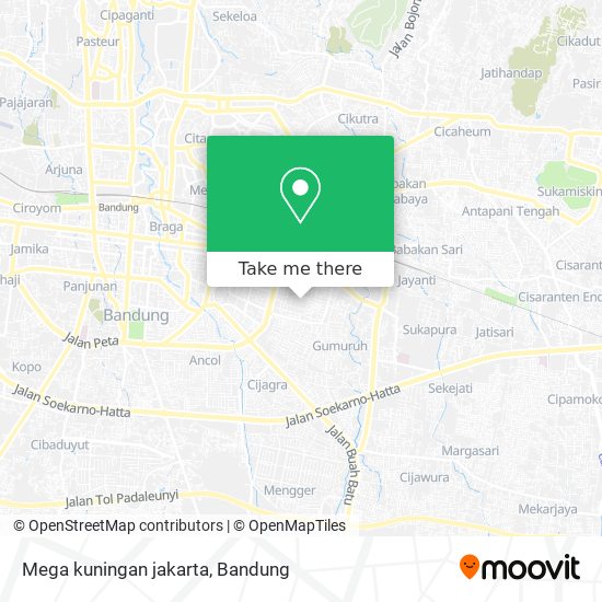 Mega kuningan jakarta map