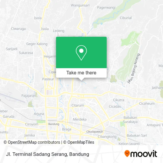 Jl. Terminal Sadang Serang map