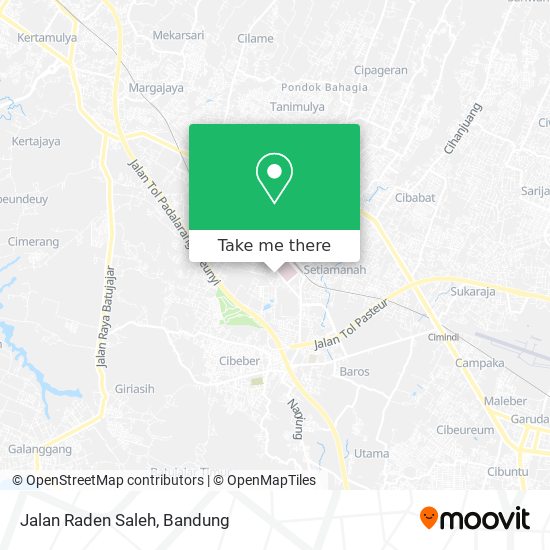 Jalan Raden Saleh map