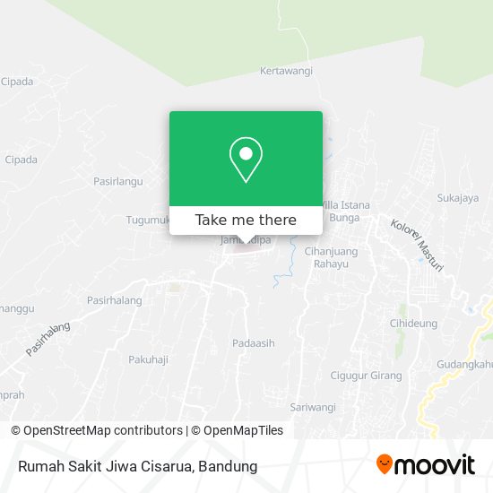 Rumah Sakit Jiwa Cisarua map