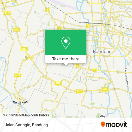 Jalan Caringin map