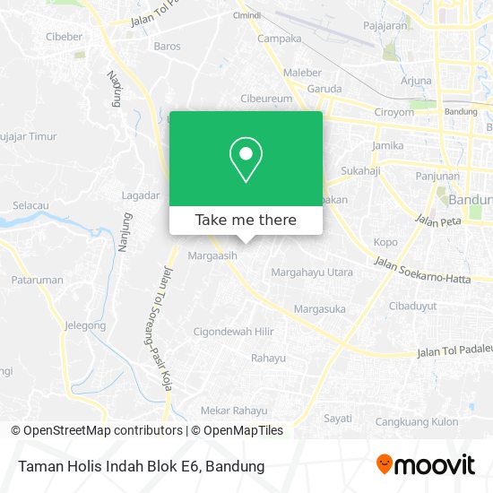 Taman Holis Indah Blok E6 map