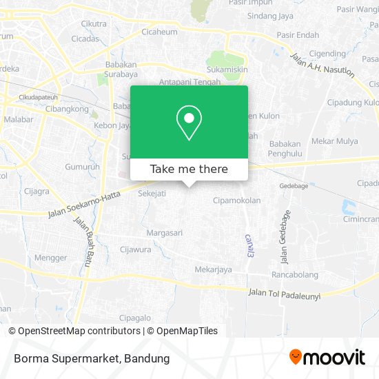 Borma Supermarket map