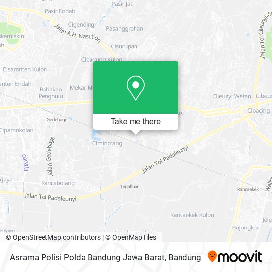 Asrama Polisi Polda Bandung Jawa Barat map