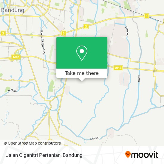 Jalan Ciganitri Pertanian map