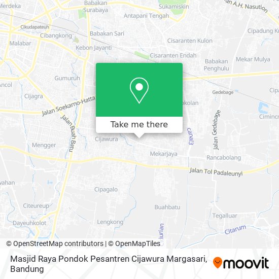 Masjid Raya Pondok Pesantren Cijawura Margasari map