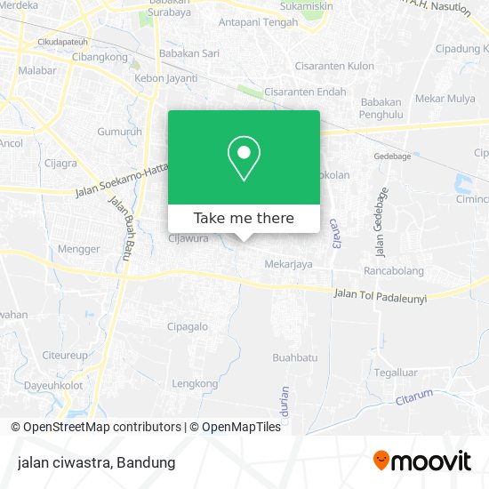 jalan ciwastra map