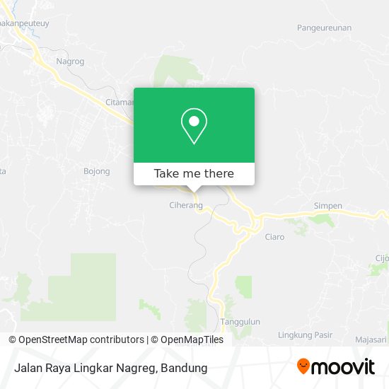 Jalan Raya Lingkar Nagreg map