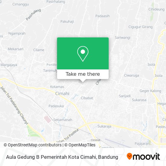 Aula Gedung B Pemerintah Kota Cimahi map
