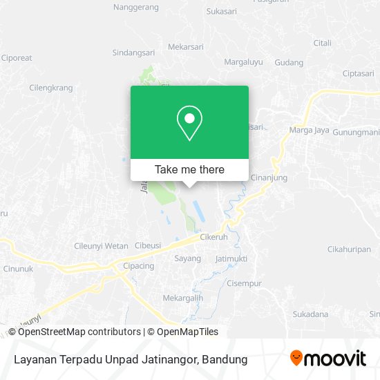 Layanan Terpadu Unpad Jatinangor map