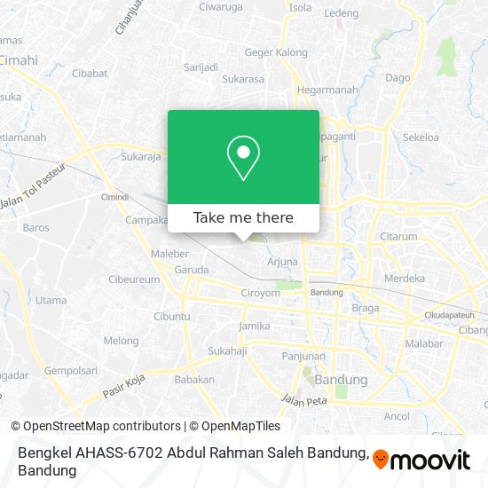 Bengkel AHASS-6702 Abdul Rahman Saleh Bandung map