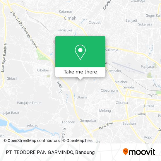 PT. TEODORE PAN GARMINDO map