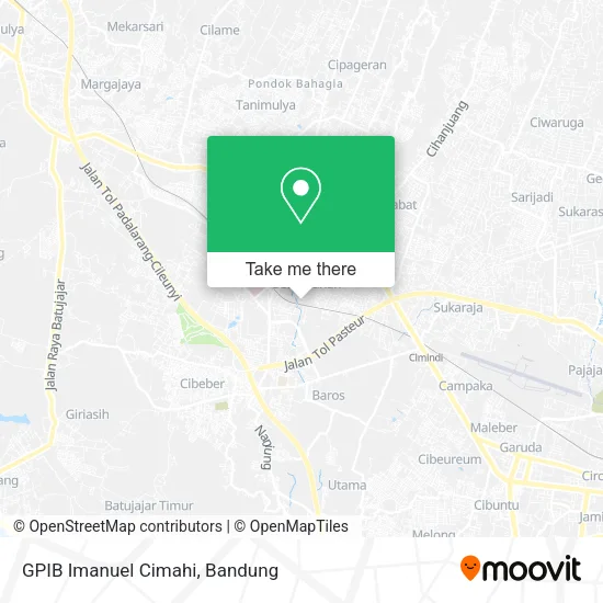 GPIB Imanuel Cimahi map