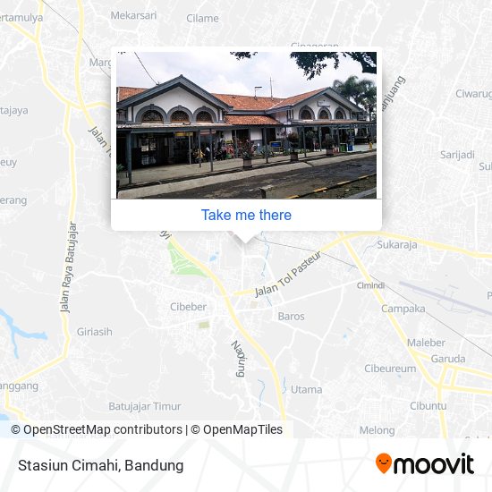 Stasiun Cimahi map