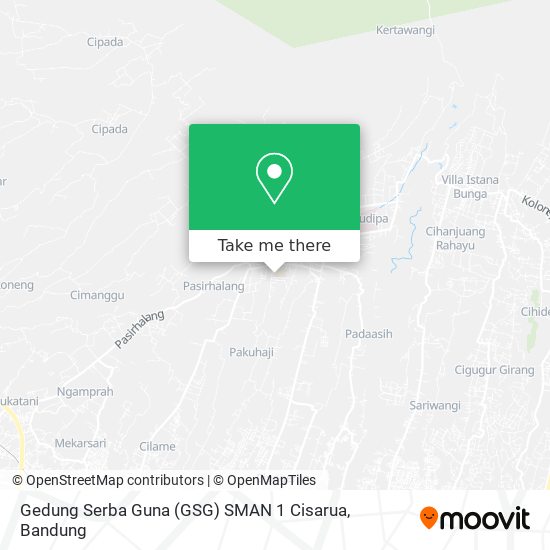 Gedung Serba Guna (GSG) SMAN 1 Cisarua map