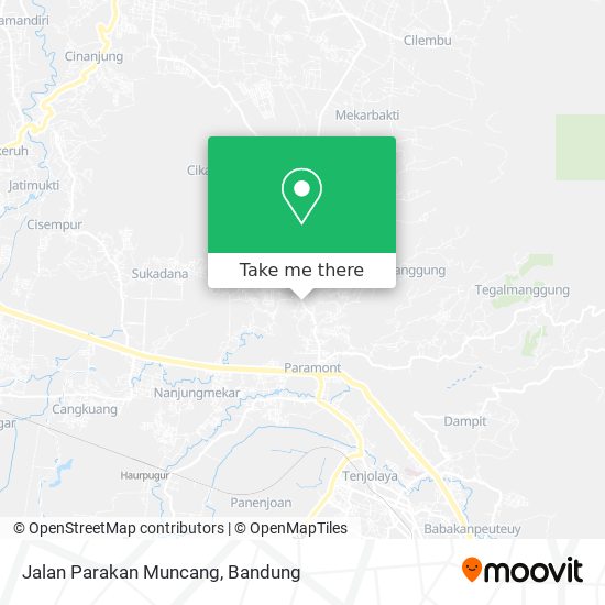 Jalan Parakan Muncang map