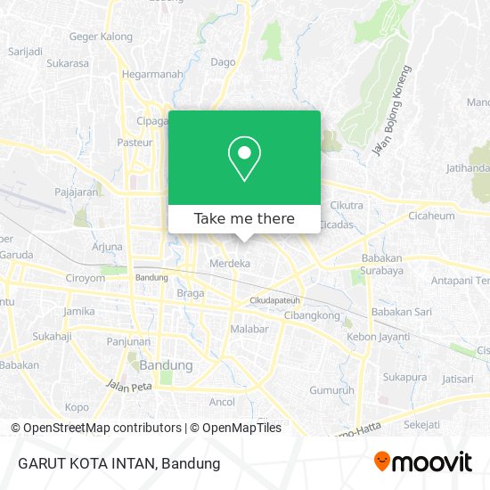 GARUT KOTA INTAN map